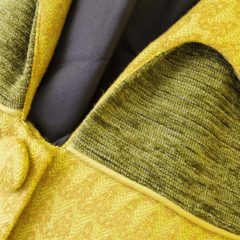 Yellow slim line ladies coat at The Sewing Room Malvern